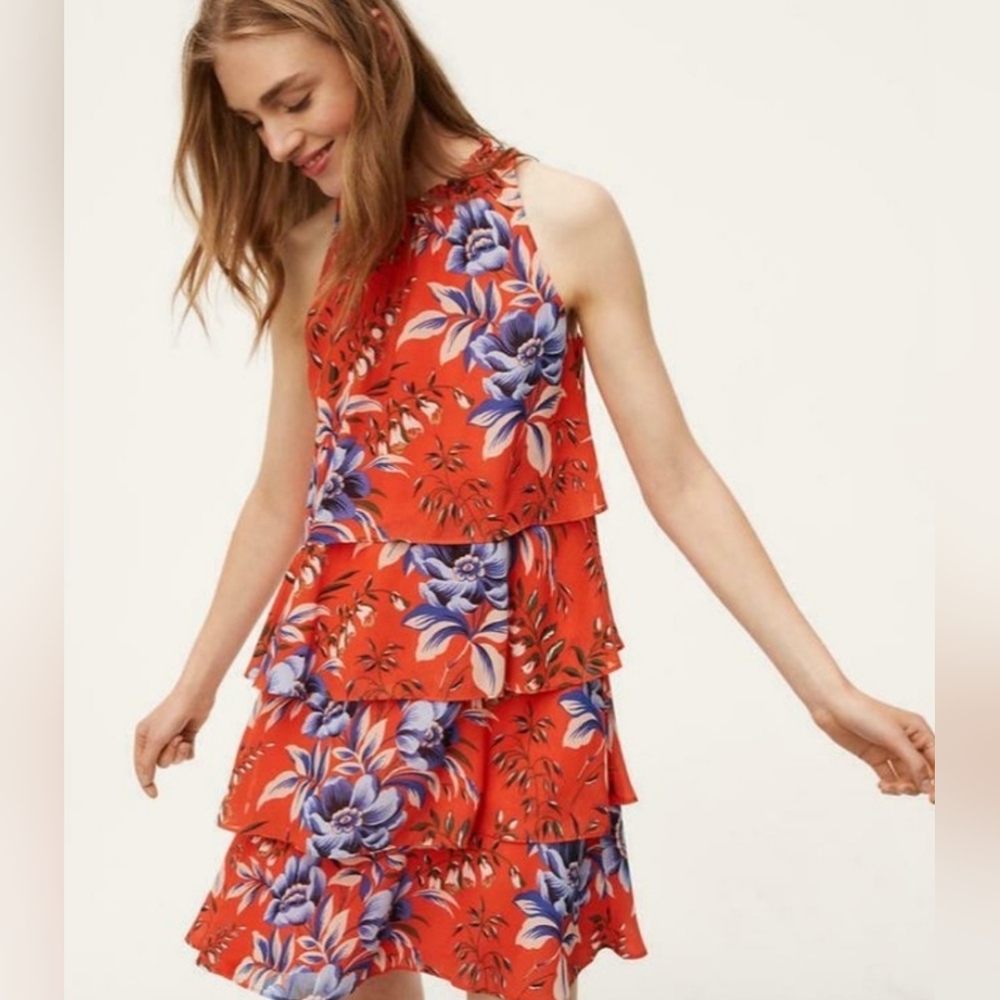 LOFT floral dress